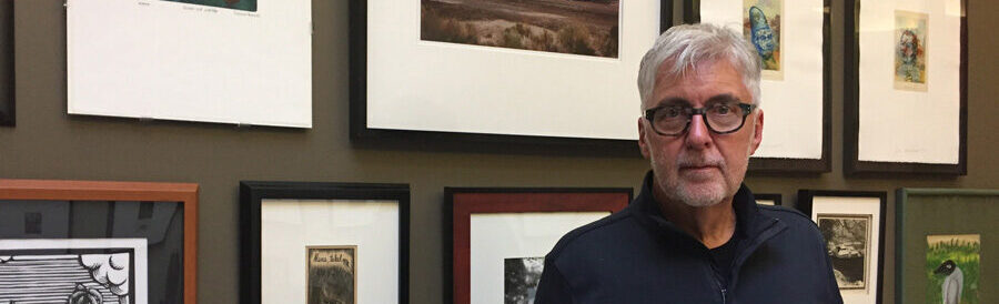 President & CEO David J. Fraher in his office at Arts Midwest.