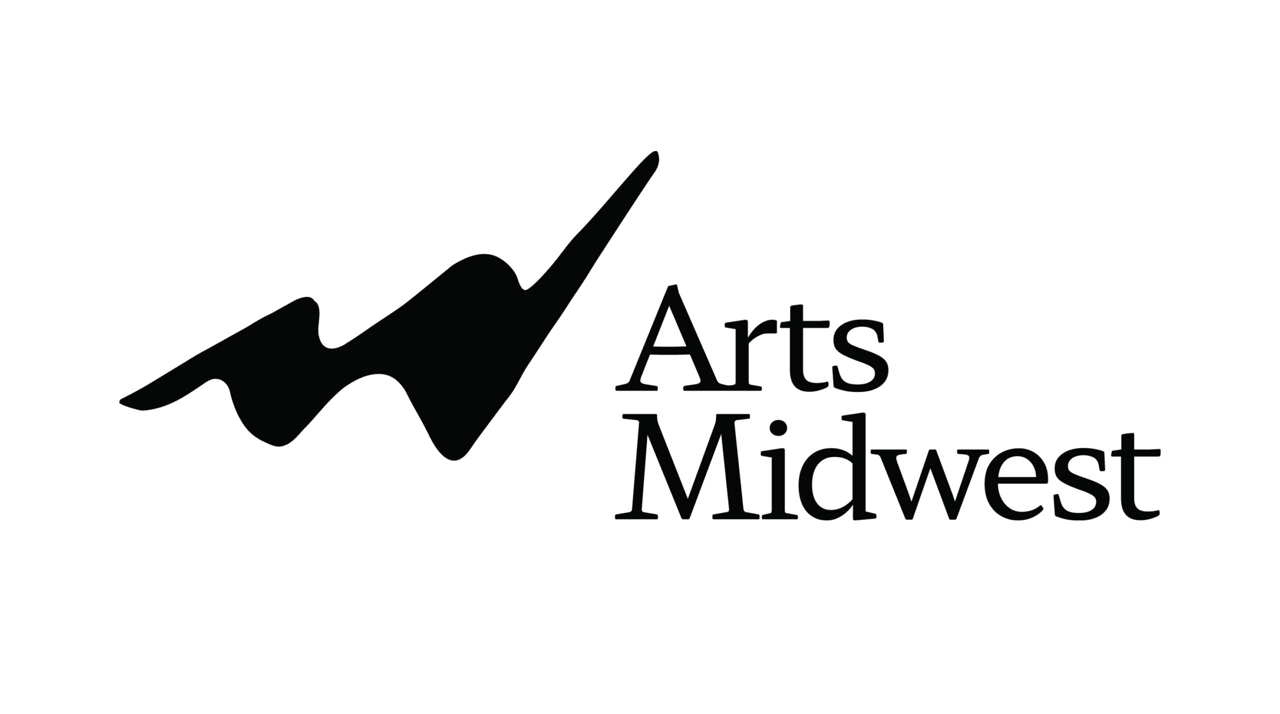 Arts Midwest black logo