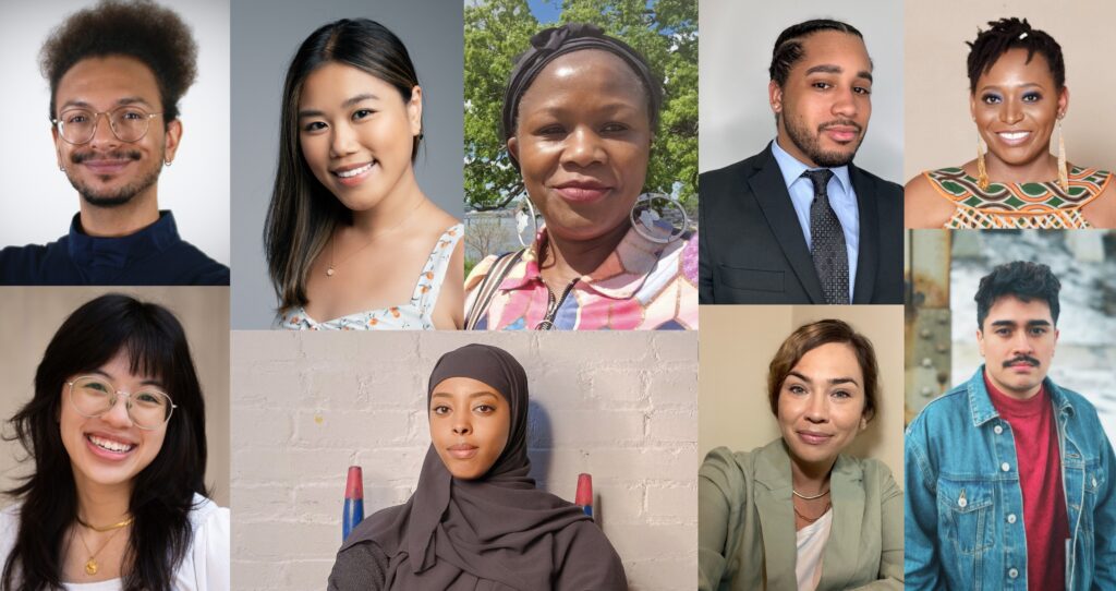 A collage of the headshots of the Midwestern 2024 National Leaders of Color Fellows