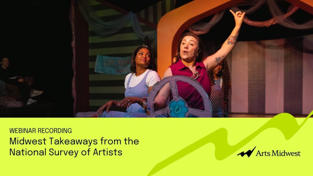 Cover for Midwest Takeaways from the National Survey of Artists Webinar